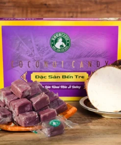 Kẹo dừa khoai môn Cocofarm hộp 400g