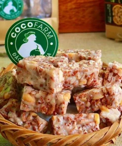 Kẹo dừa gạo lứt thượng hạng Cocofarm bịch 500g