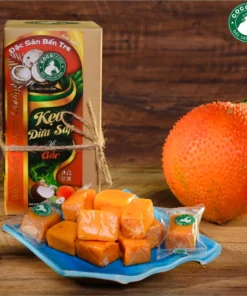 Kẹo Dừa Sáp Cocofarm Vị Gấc ít đường 300g
