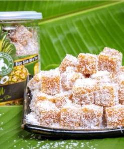 Kẹo Khóm tươi phủ Dừa Hoa Tuyết Cocofarm 400gram
