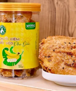 Chuối Xiêm Sấy Dẻo phủ thêm lớp Dừa, Mè đen Cocofarm