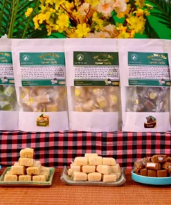 Kẹo Dừa Sáp Bịch Zip 180g Cocofarm