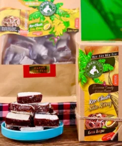 Kẹo chuối bánh phồng vị Sầu riêng Cocofarm