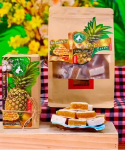 Kẹo Khóm tươi bánh phồng Cocofarm bịch 500gram