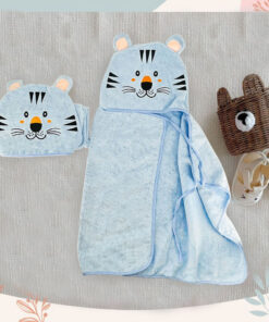 Áo Choàng Cho Bé Con Hỗ Thiện Phú Nhiên Liệu Microfiber Êm Ái
