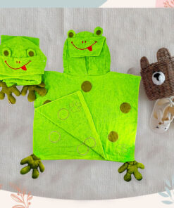 Áo Choàng Cho Bé Con Ếch Thiện Phú  Nhiên Liệu Cotton